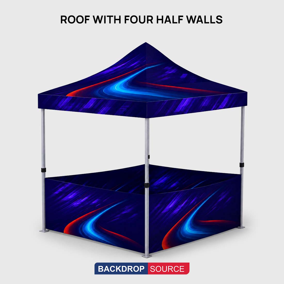Heavy Duty Fabric Canopy Tent – 2m W x 3m H