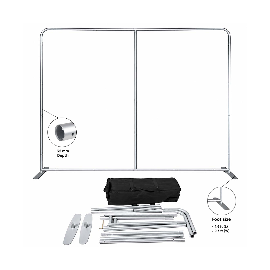 Tension Fabric Step & Repeat Display Wall