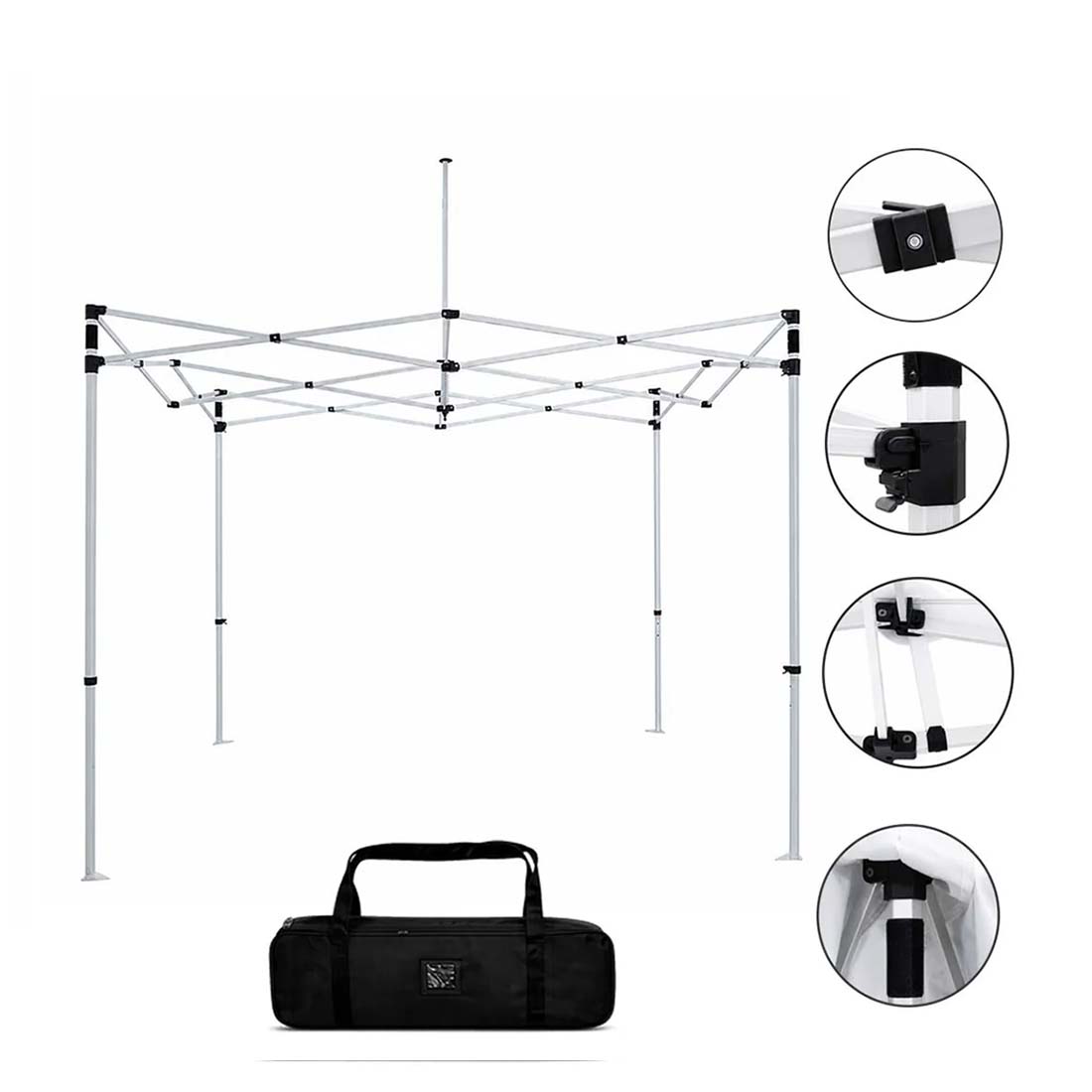 Heavy Duty Fabric Canopy Tent – 6m W x 3m H