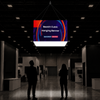 Backlit Cubic Hanging Banner