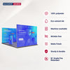 Backlit SEG U-Shape Booth Kit with 3 Lightbox Walls & Counter