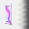 SEG Fabric Media Wall - 0.85m W x 2m H