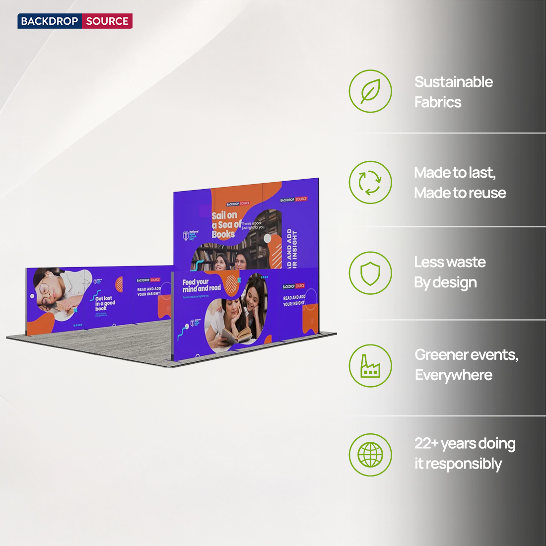 Foldable SEG  Exhibition Display - Model 3