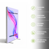 SEG Fabric Media Wall - 1.2m W x 2m H