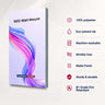 Non-Backlit Wall-Mounted SEG Fabric display - 40mm Depth