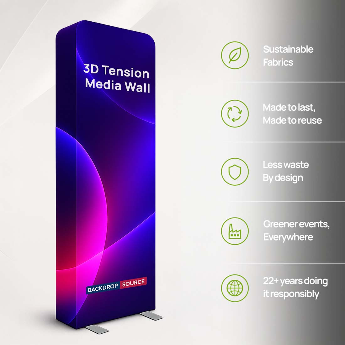 3D Vertical Column Display