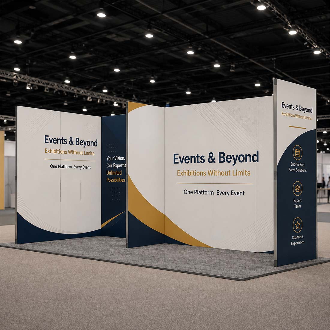 Foldable SEG  Exhibition Display - Model 15