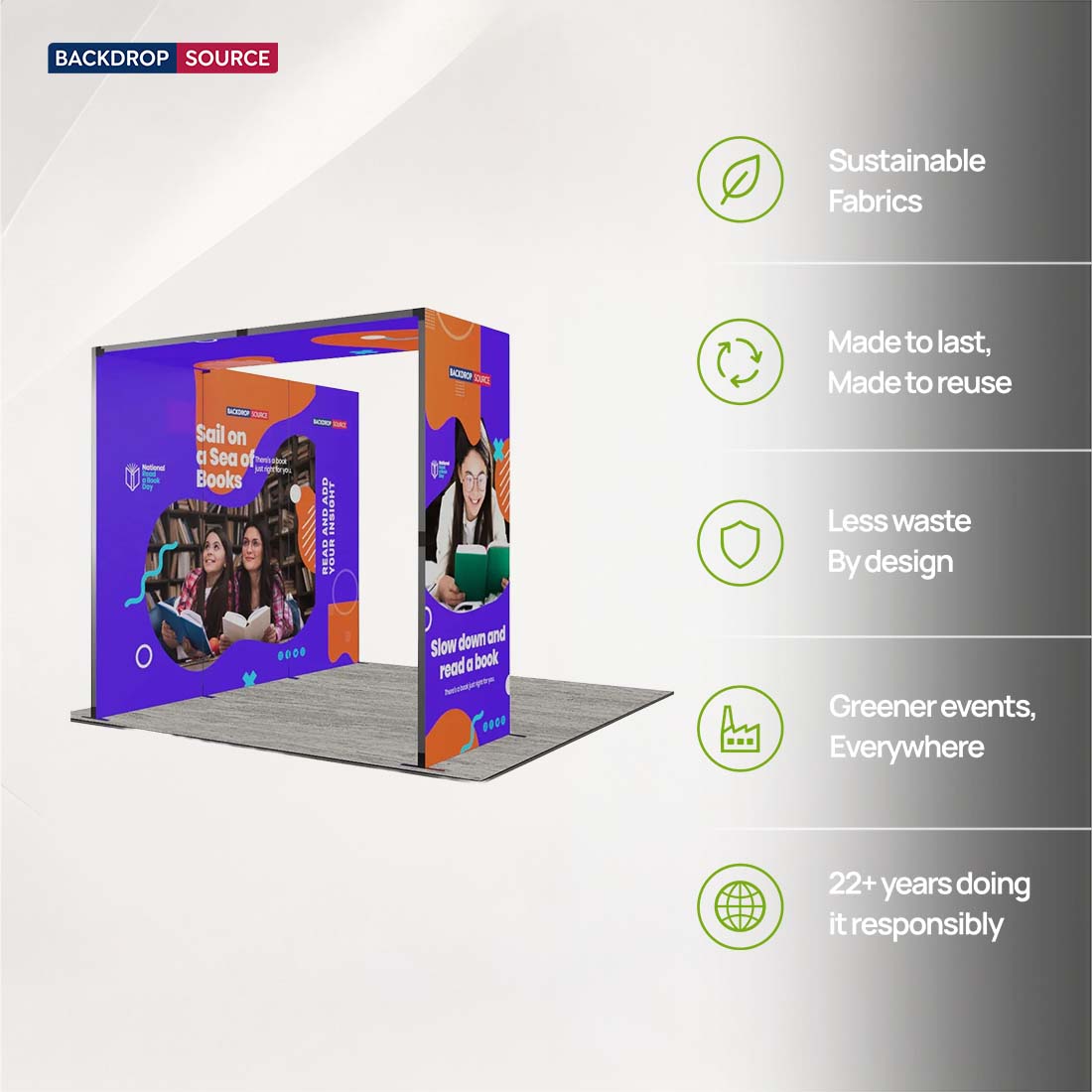 Foldable SEG Exhibition Display - Model 1