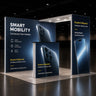 Backlit SEG Booth Kit with L-Arch Backwall & Lightbox Counter