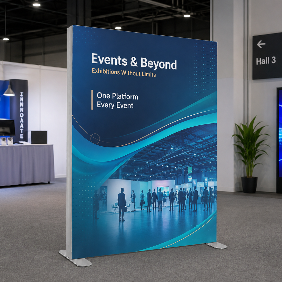 SEG Over Size Fabric Display - 4m H