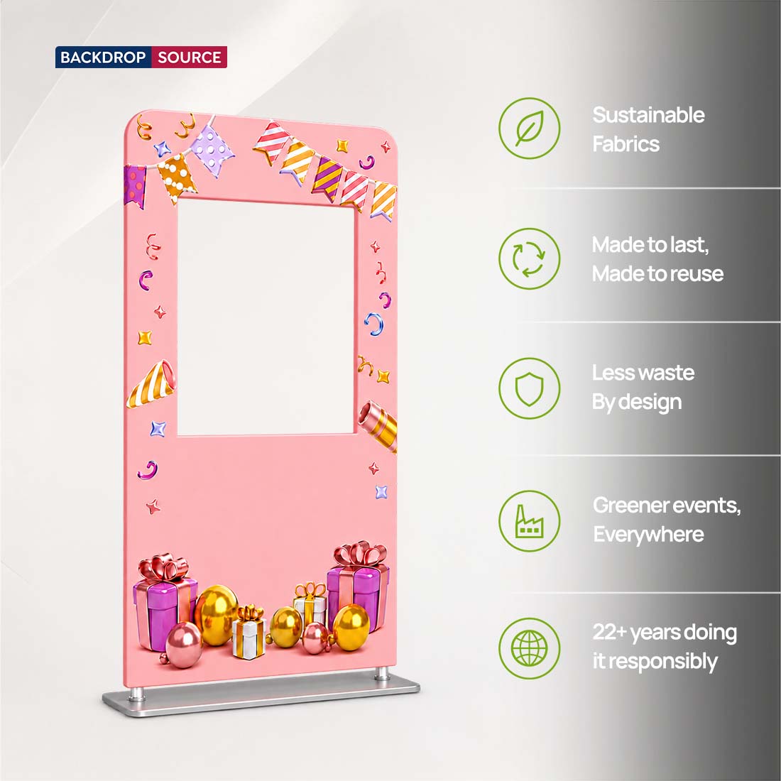 Personalized Fabric Event Selfie Frame