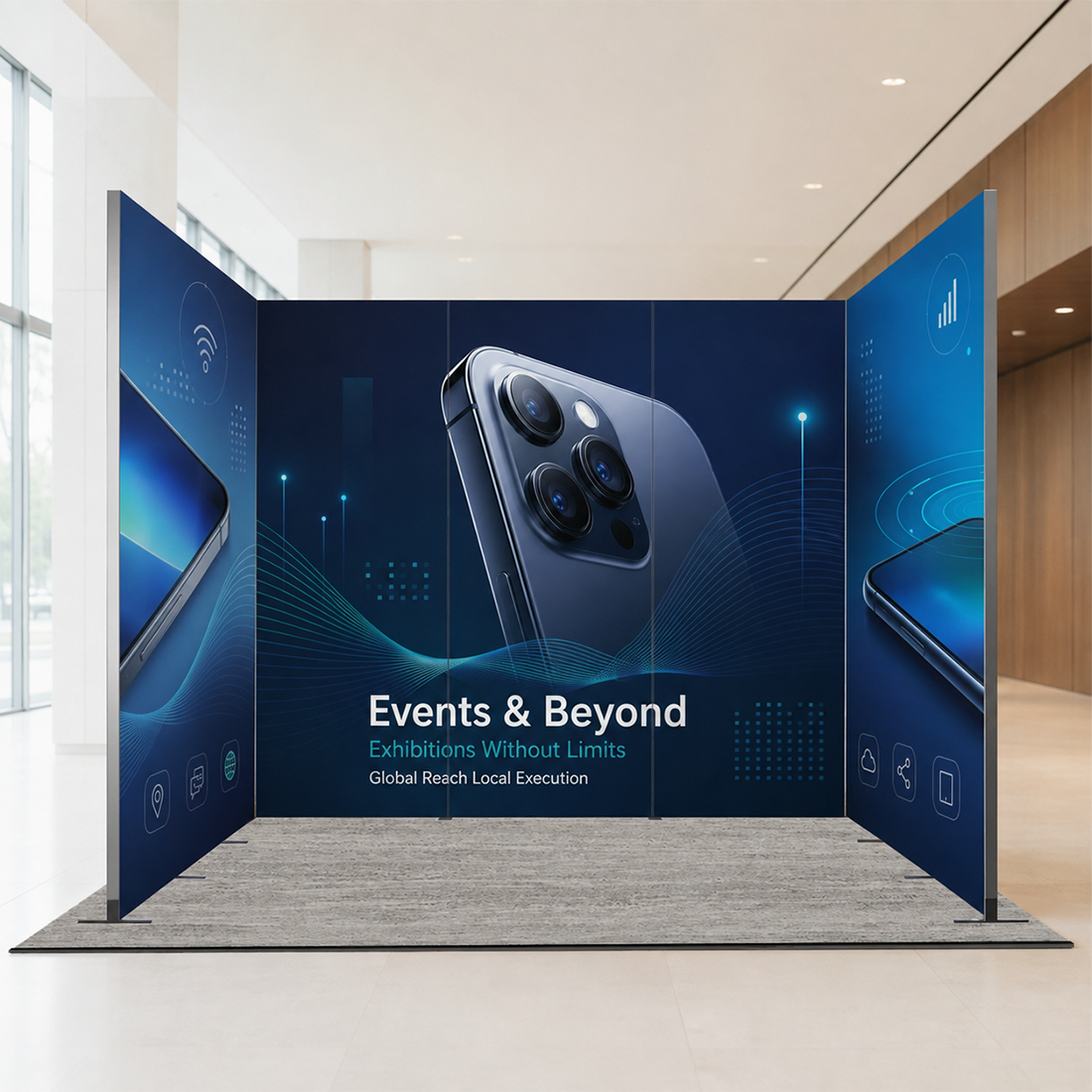 Foldable SEG Exhibition Display - Model 6