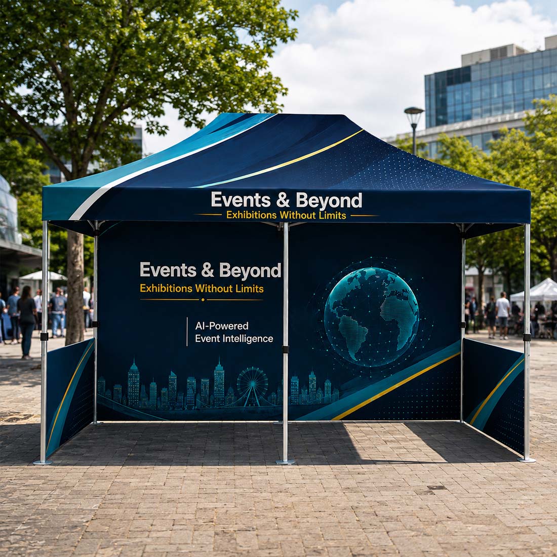 Heavy Duty Fabric Canopy Tent – 6m W x 3m H