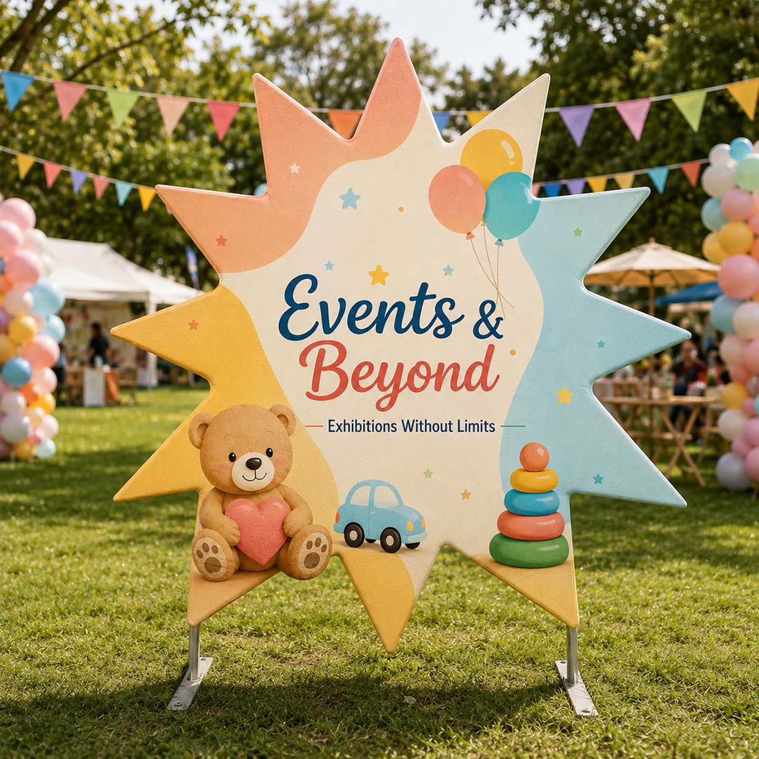 Sun Design Event Backdrop