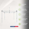 Lighted Canopy Tent Frame