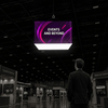 Backlit Cubic Hanging Banner