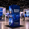 Modular EZ Cubic Fabric Tower Display