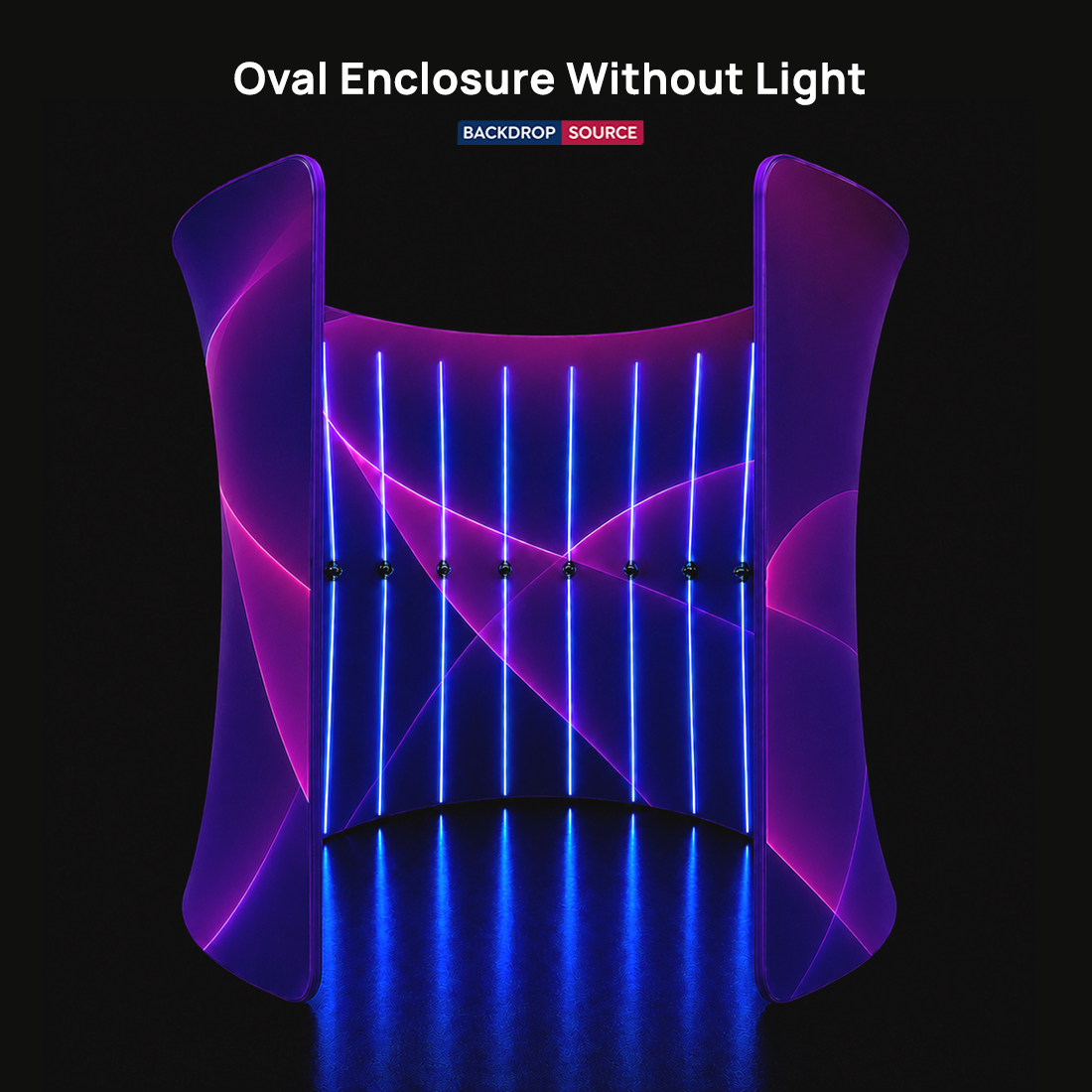 Oval Wide Doorway Enclosure Display