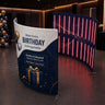 Custom Printed 360° Spinner Booth Enclosure Backdrop with LED Light
