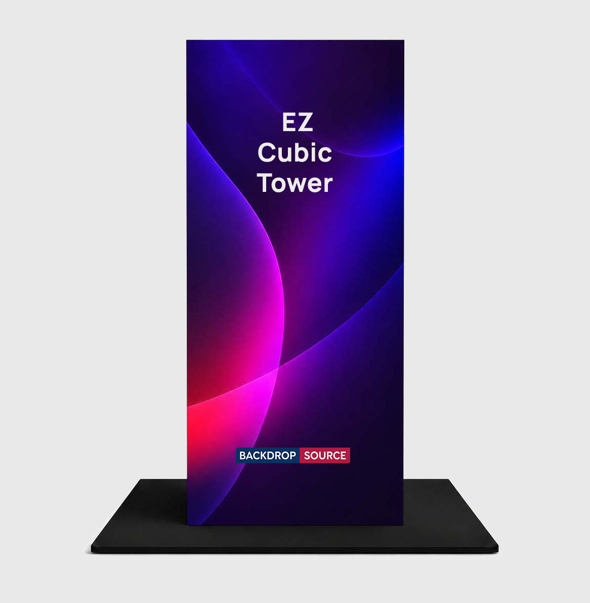 Modular EZ Cubic Fabric Tower Display