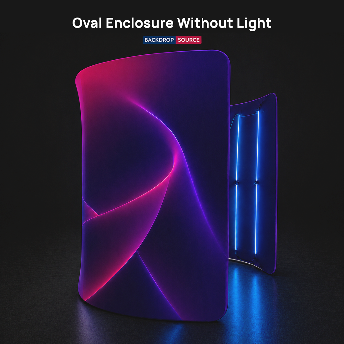 Oval Wide Doorway Enclosure Display