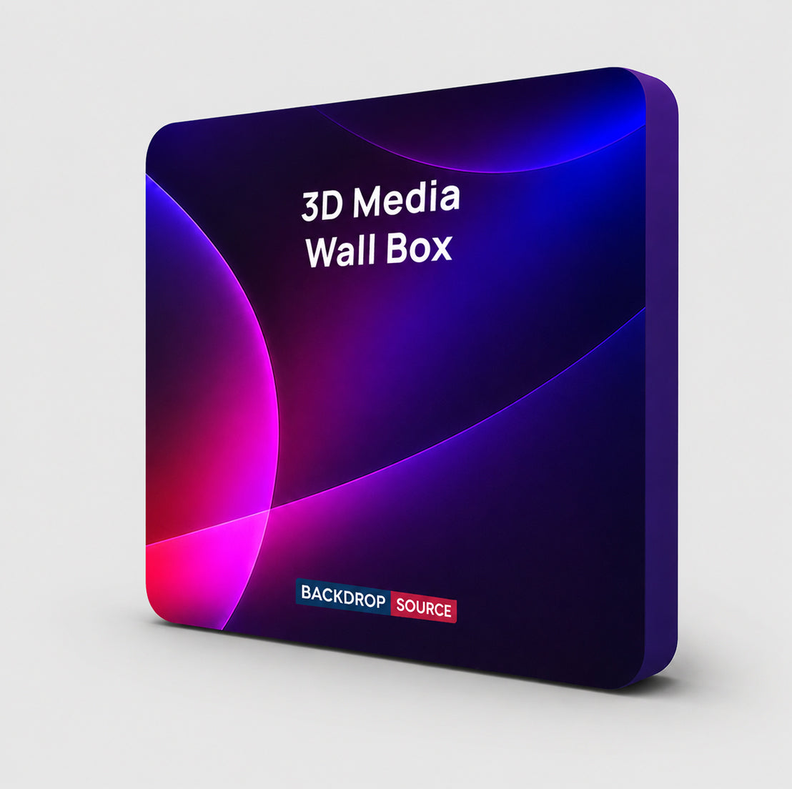 3D Wall Box Fabric Exhibition Display