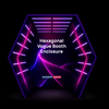 Hexagonal Vogue Booth Enclosure Display