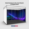 Shell scheme Exhibition Graphics for 5m Wide x 3m Depth Booth