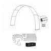 C Shape Tension Fabric Arch - 6m