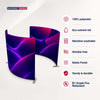 Custom Printed 360° Spinner Booth Enclosure Backdrop with LED Light