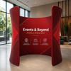 Oval Wide Doorway Enclosure Display