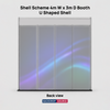 Shell scheme Exhibition Graphics for 5m Wide x 3m Depth Booth