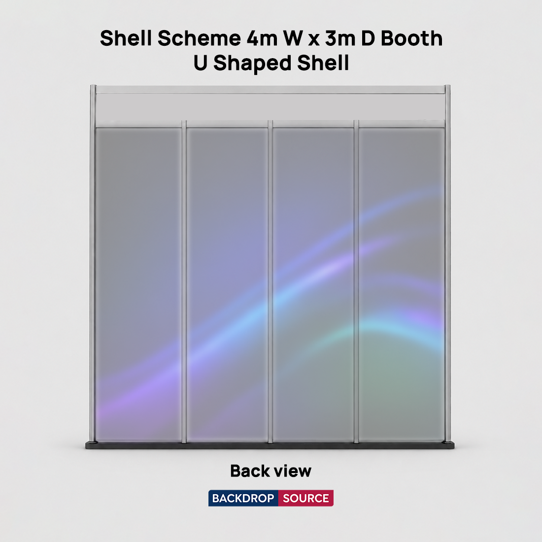 Shell scheme Exhibition Graphics for 5m Wide x 3m Depth Booth