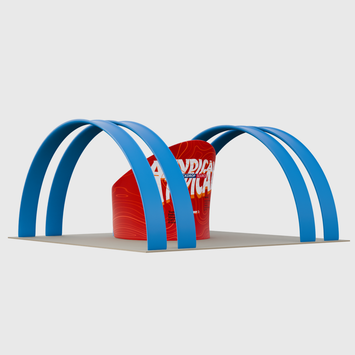 6m Meeting Pod with Round Arch Exhibition Kit.