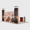 6m Straight Backdrop with 3D Wall & Arch Exhibition Kit