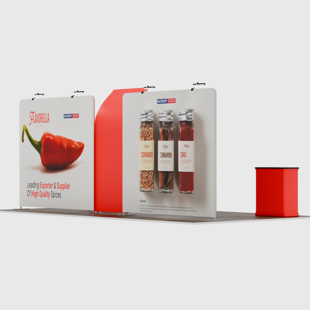 Portable Exhibit Display 6m x 3m - Model 13.