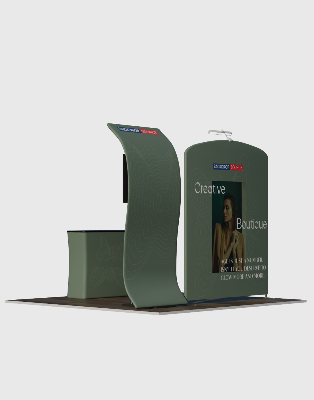 Portable Exhibit Display 3m x 3m - Model 11.