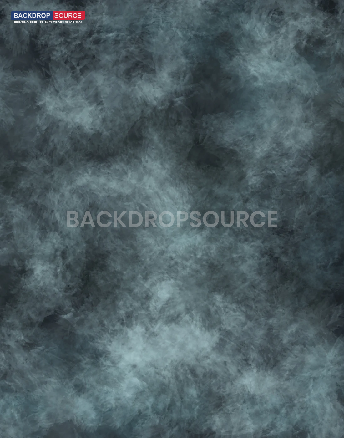 Blue Wash Cloudy Fashion Wrinkle Resistant Backdrop