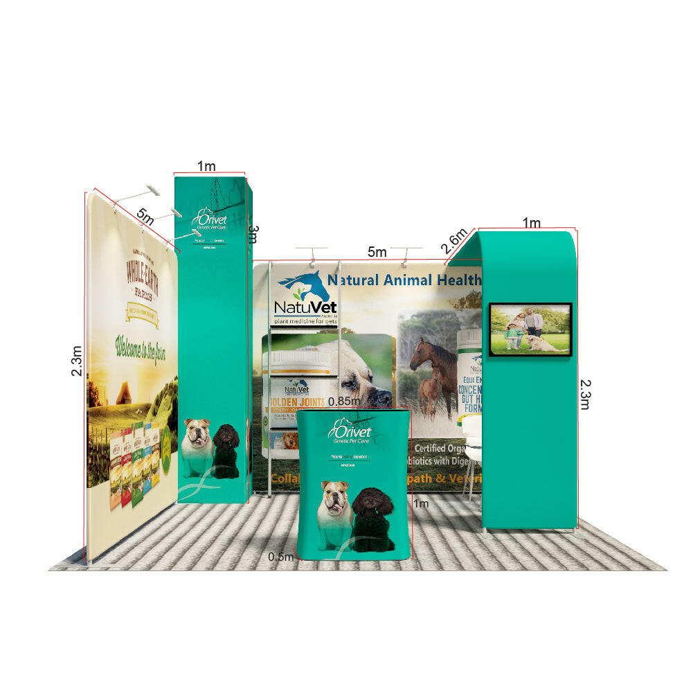 Modular Booth Kits 6m x 6m - Model 01.