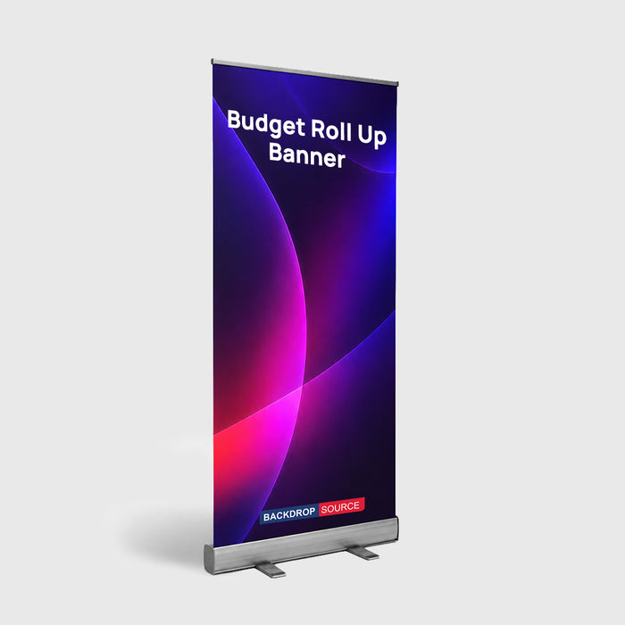 Budget Fabric Roll Up Banner