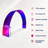 C Shape Tension Fabric Arch with Shelves