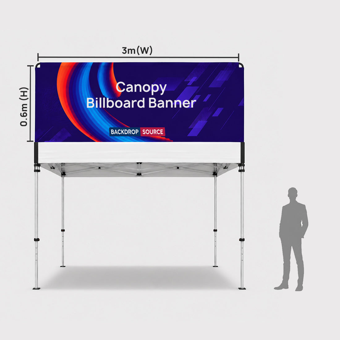 Printed Fabric Canopy Billboard Banner
