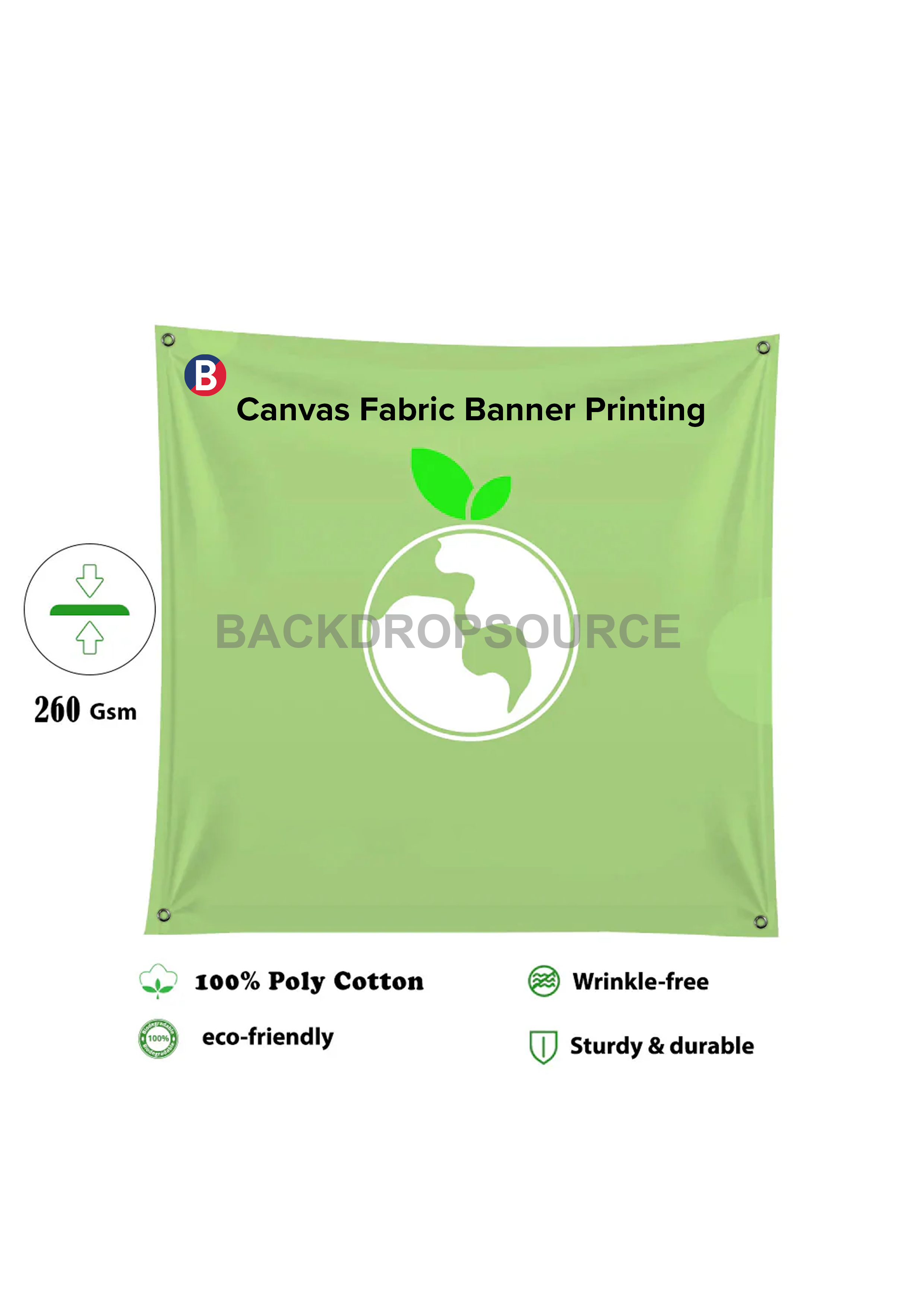 Canvas Fabric Banner Printing ( Pure Canvas )