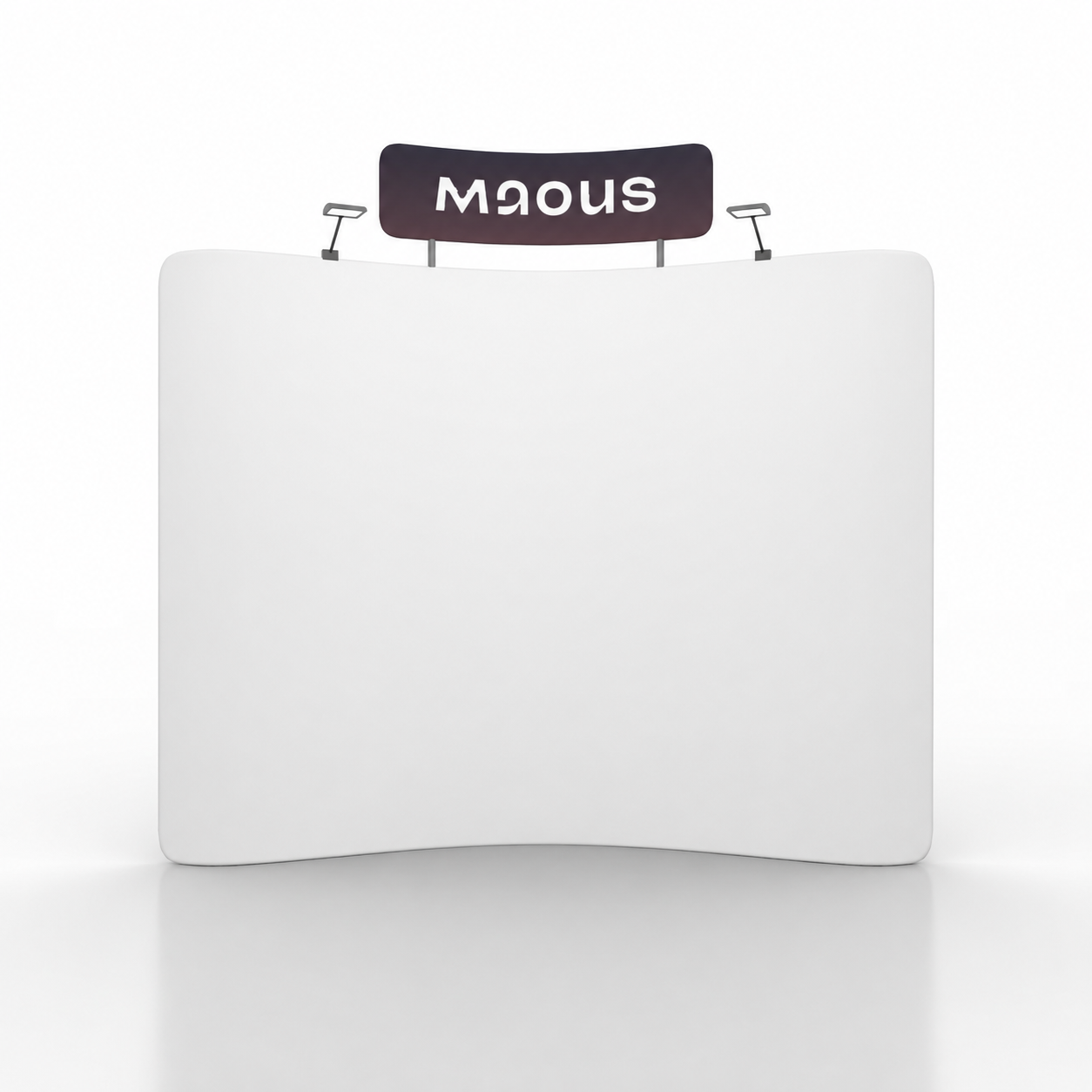 Curved Top Header Display