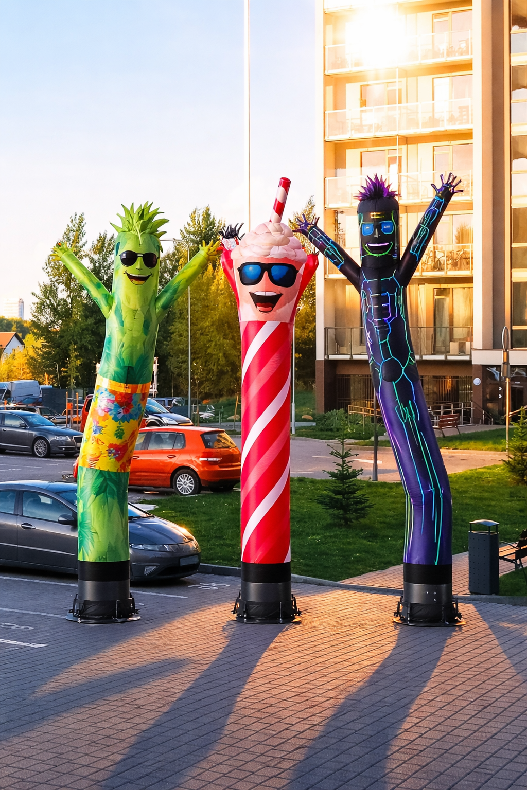Inflatable Tube Man with Constant Air Supply