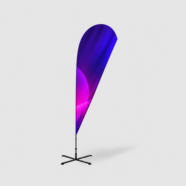 Teardrop Feather Flag with Uni-Fit Pole