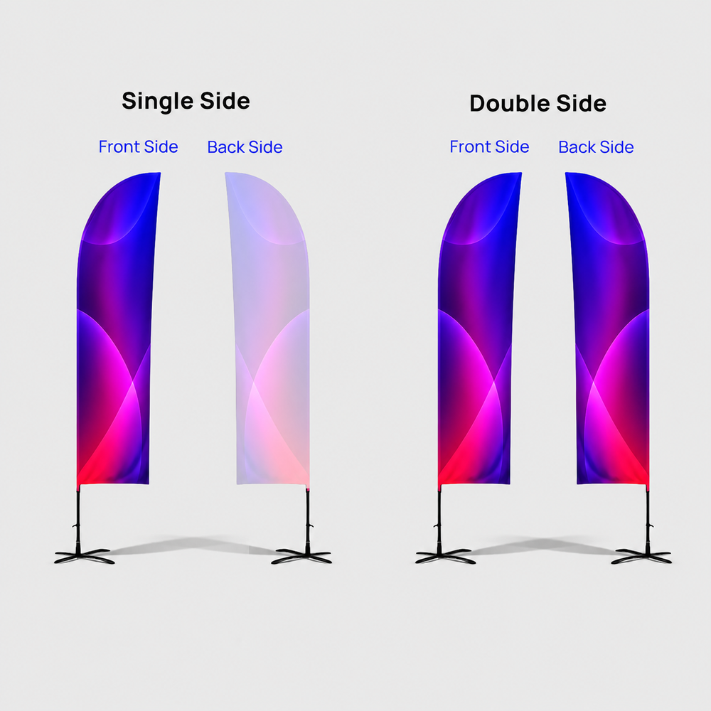 Straight Feather Flag with Uni-Fit Pole