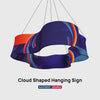 Cloud Shaped Hanging Banner