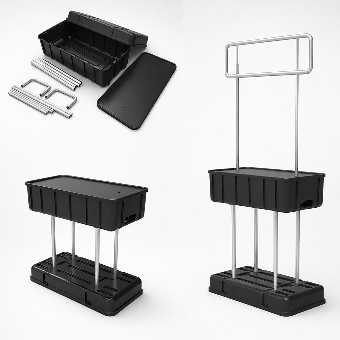 Convertible Fabric Podium Case with Header Display