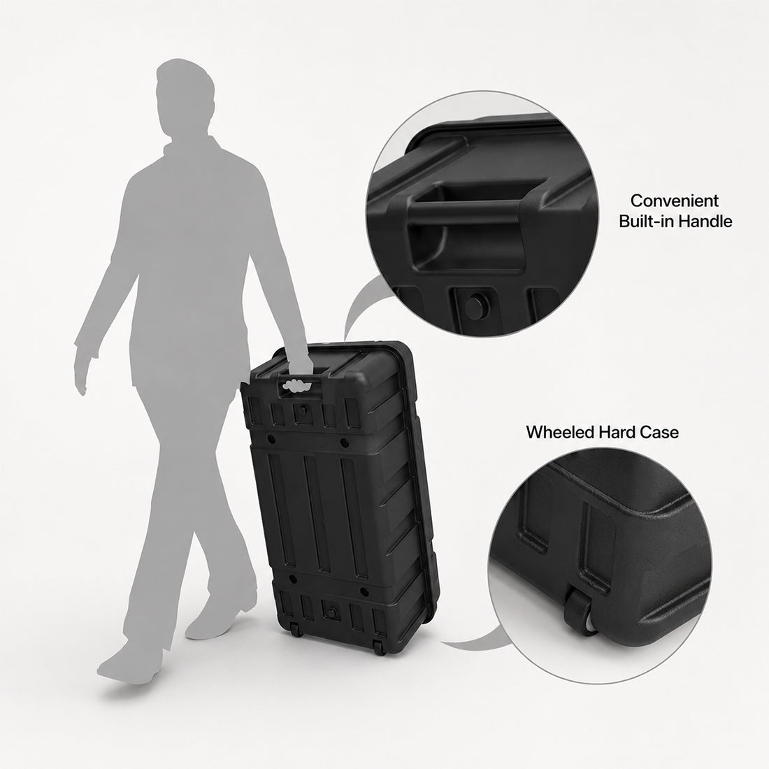 Convertible Fabric Podium Case with Header Display
